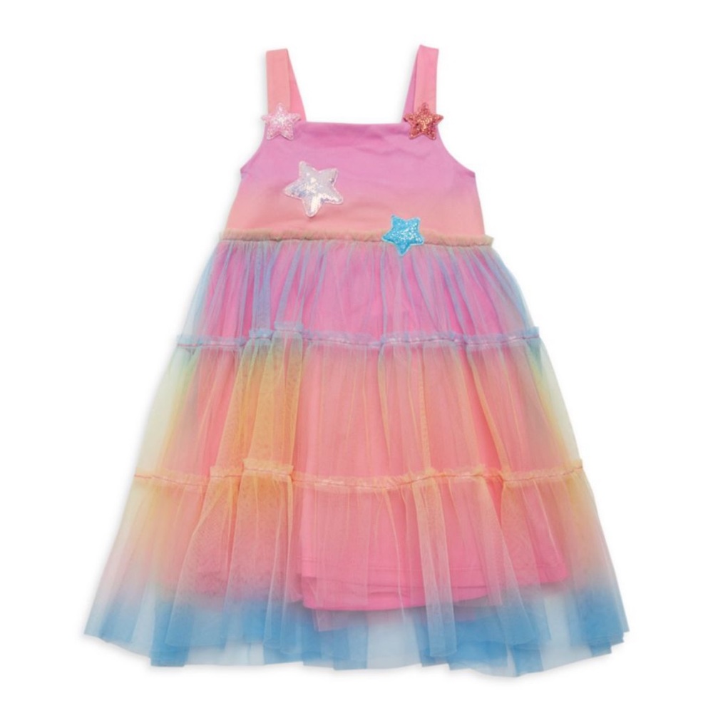 Baby Sara 24M tie dye tiered rainbow dress, 24M